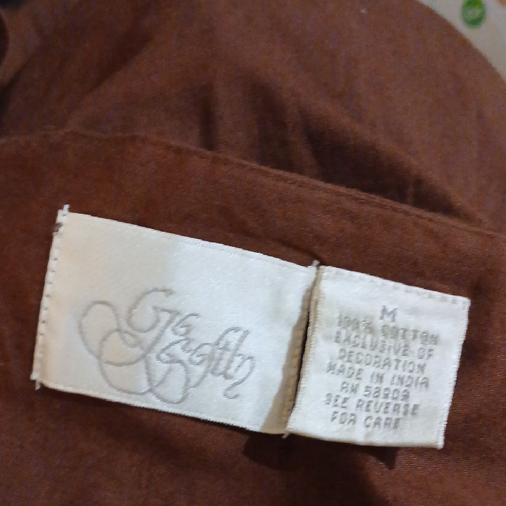 Vintage Cotton Dress Size M - Picture 8 of 8